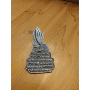 Motorists Cross Metal‎ Travel Visor Clip Car Auto Accessory with Prayer 2.25 In